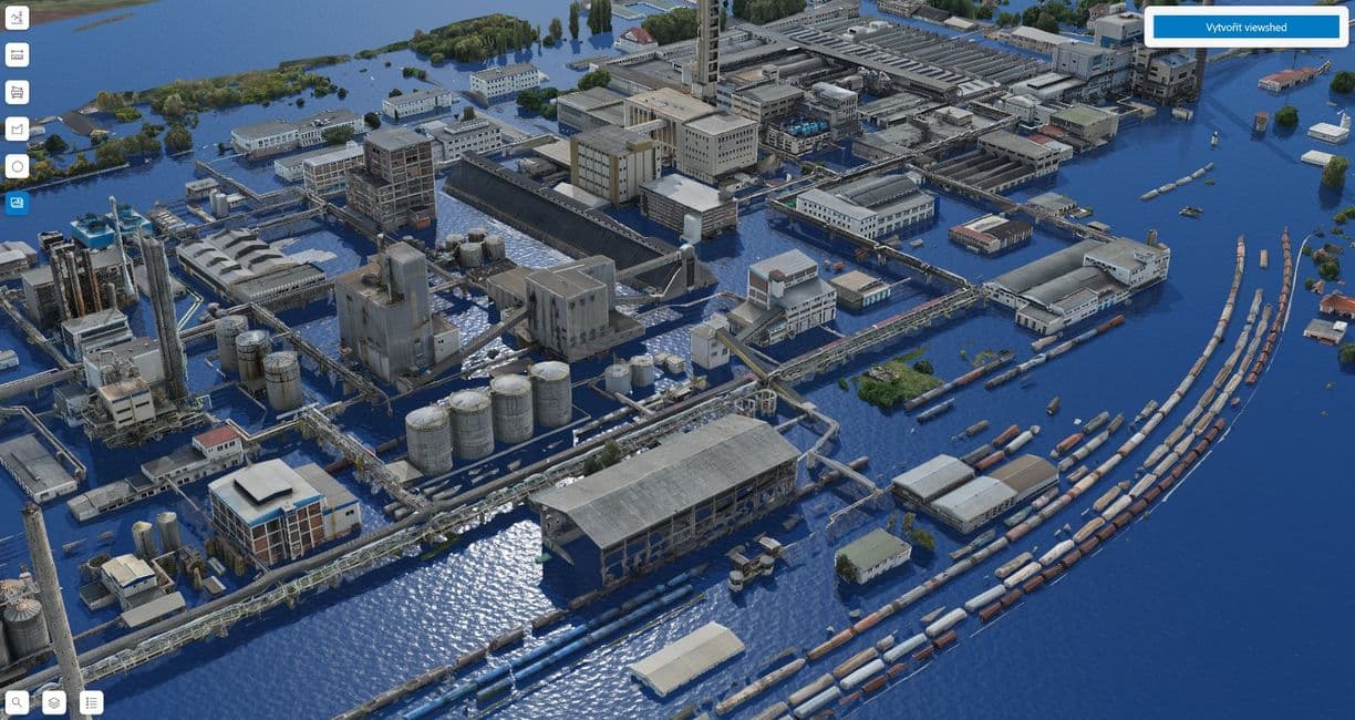 Digitální dvojče průmyslového areálu: Projekt z FŽP, který pomáhá chránit životy a majetek